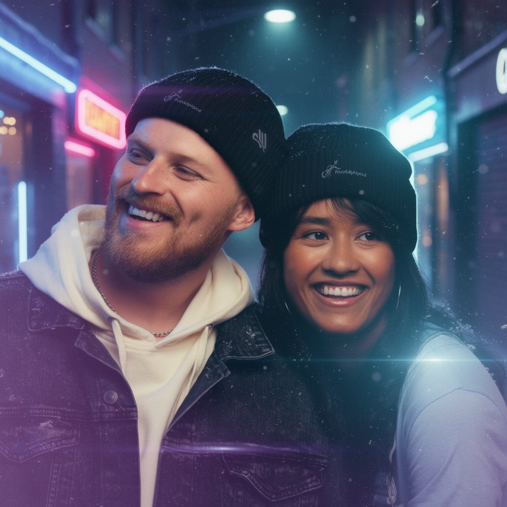 Midnight Flow Fisherman beanie