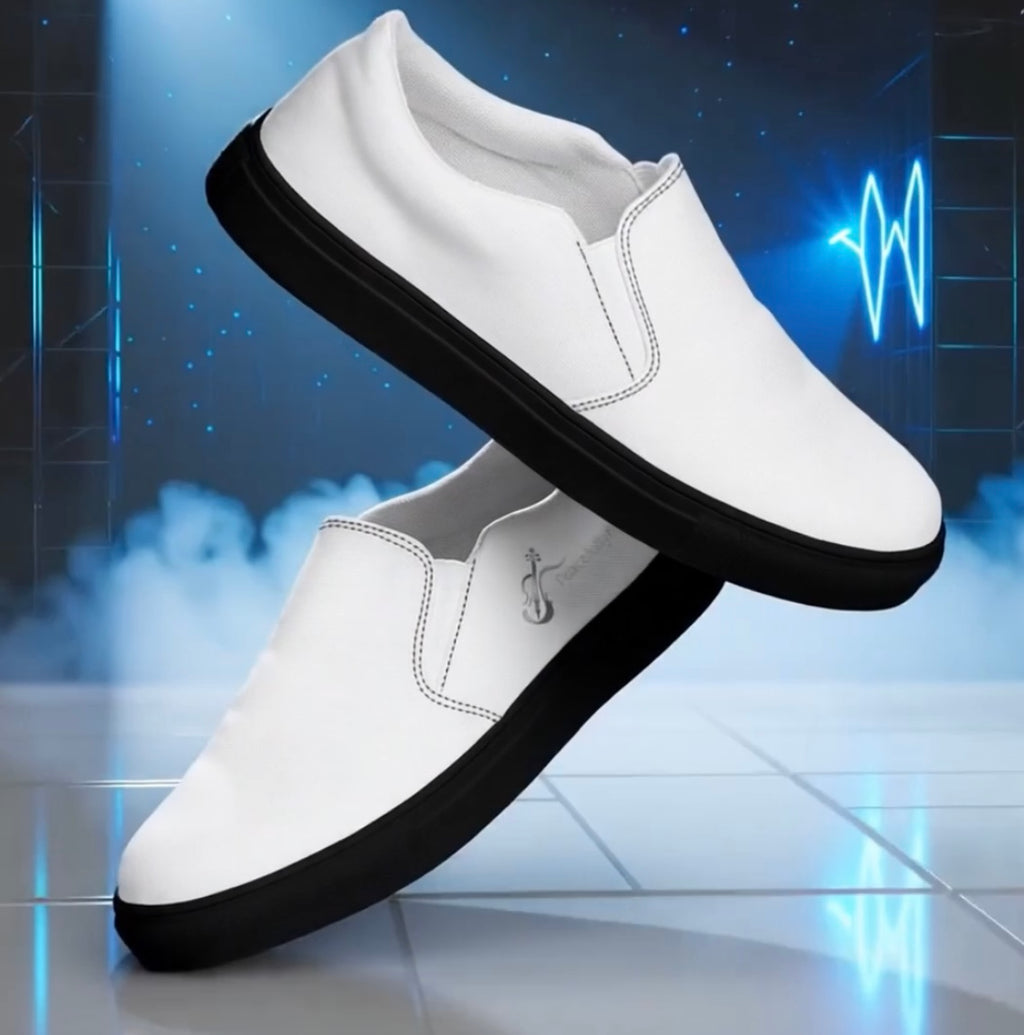 Midnight Lucid Drift Men’s slip-on canvas shoes