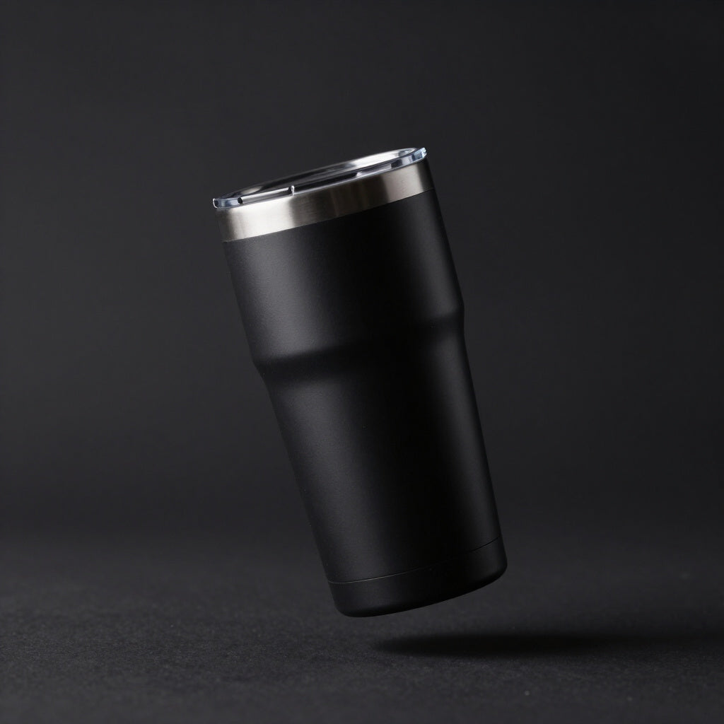 Frequency Travel mug with a handle