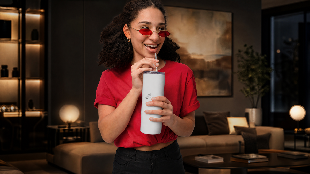 Deep House Hydration Stainless steel tumbler