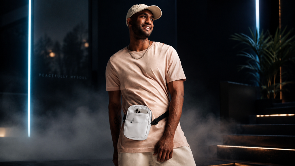 Midnight Cinematic Utility Crossbody Bag
