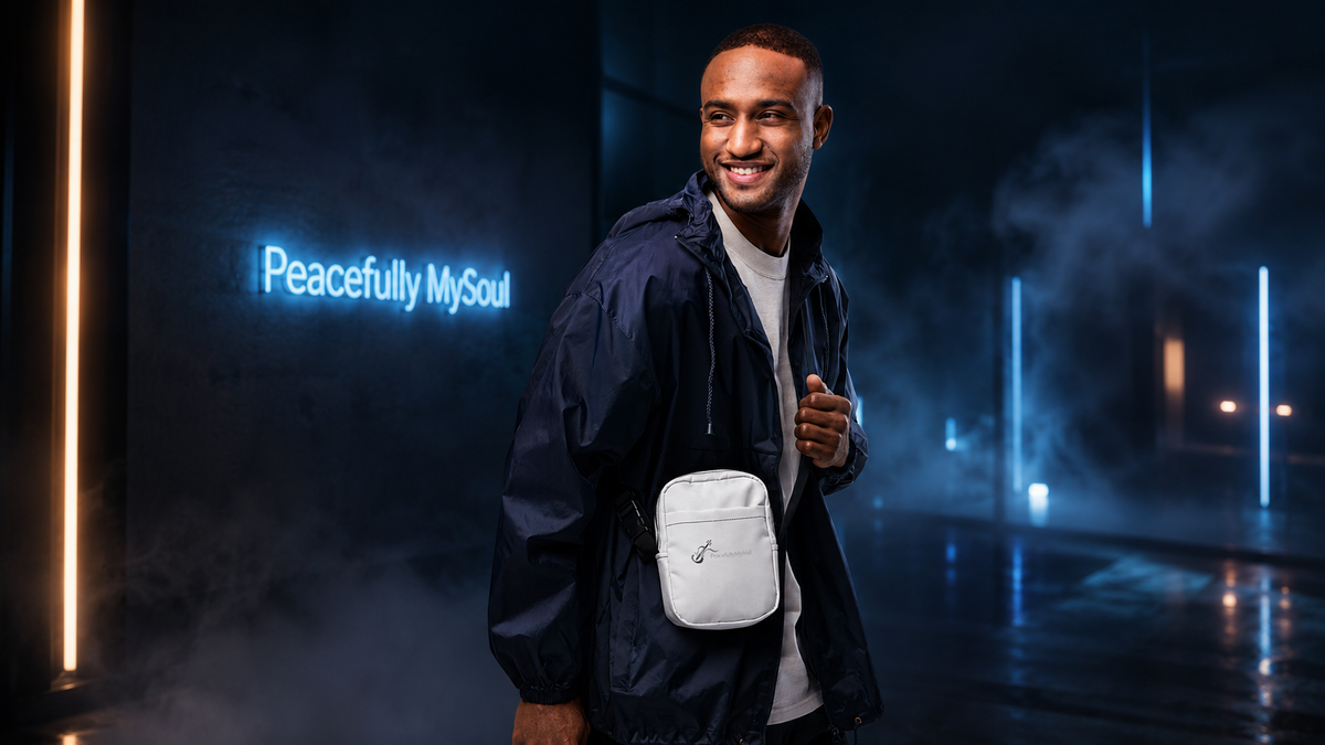 Midnight Cinematic Utility Crossbody Bag