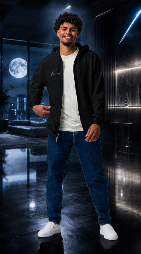 PeacefullyMysoul – Cinematic Apparel Zip Hoodie
