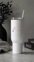 Frequency Travel mug with a handle